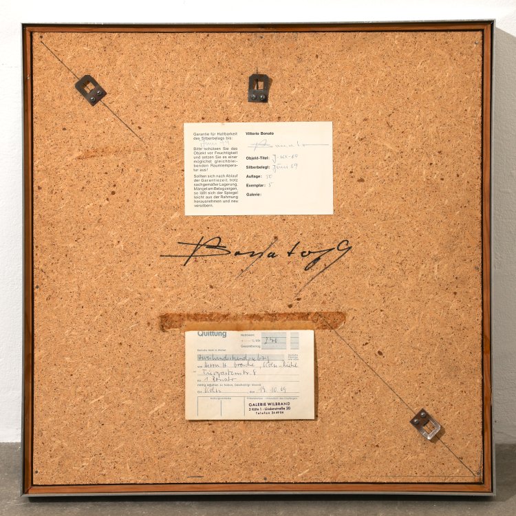 Bild 3 zu Objekt, Glas Spiegel Verformung. J-KX-69. 1969, Victor Bonato, K-14 296