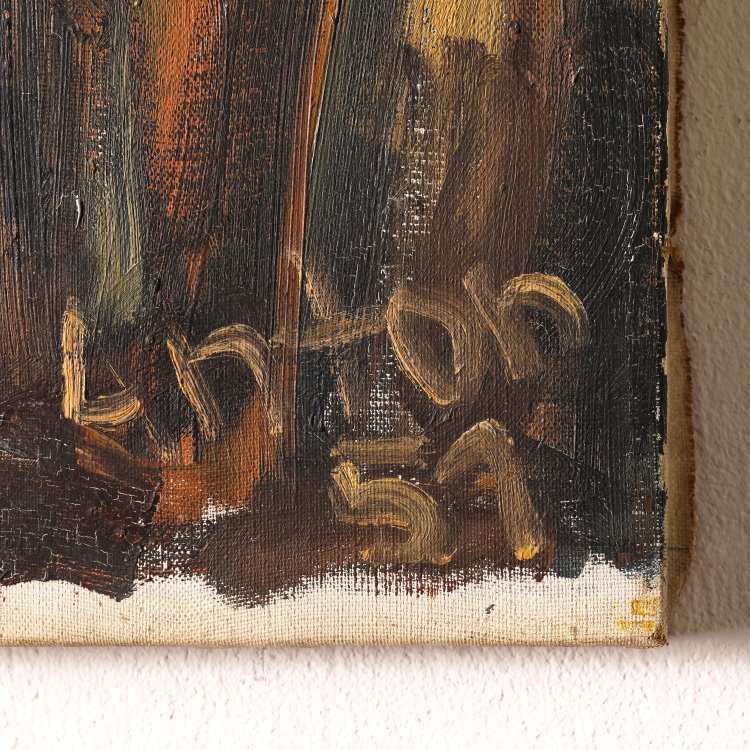 Bild 2 zu Objekt, Portrait, &Ouml;l auf Leinwand, 1951, Anton R&auml;derscheidt*, K-14 236