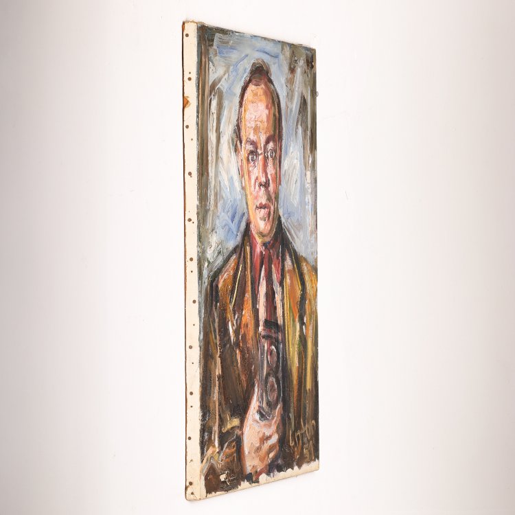 Bild 4 zu Objekt, Portrait, &Ouml;l auf Leinwand, 1951, Anton R&auml;derscheidt*, K-14 236