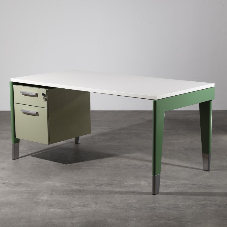 Hauptbild zu Objekt, Desk model Bureau M&eacute;tallique from the G-Star RAW Office Edition, Jean Prouv&eacute;, Vitra, K-14 450