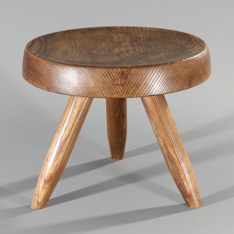 Hauptbild zu Objekt, Hocker Modell Tabouret Berger, Charlotte Perriand, K-14 440
