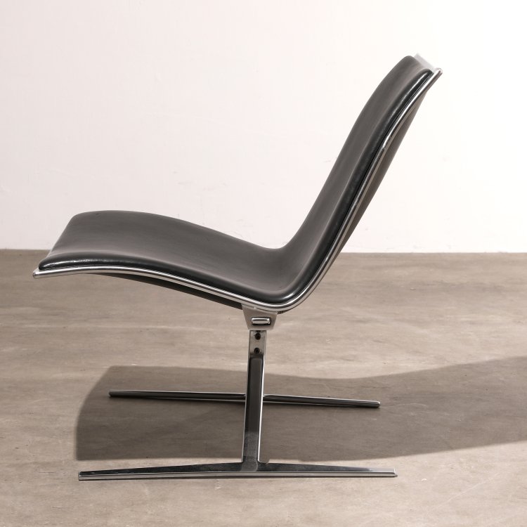 Bild 3 zu Objekt, 4 Lounge Sessel Modell JK 710 Skater, J&oslash;rgen Kastholm, Kill Internaional, K-14 528