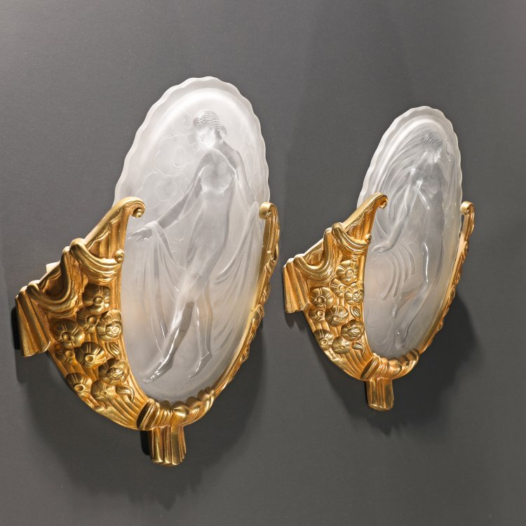 Hauptbild zu Objekt, 2 wall appliques, K-14 20