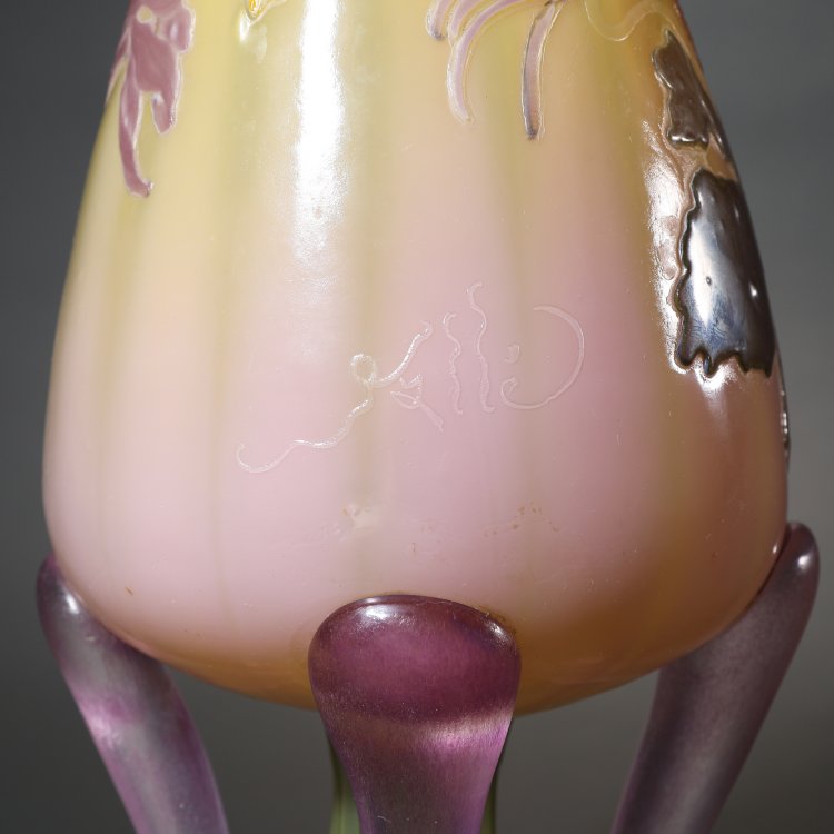 Bild 6 zu Objekt, Marqueterie-Vase Ancolies, 1902, Emile Gall&eacute;, Gall&eacute;, Nancy, K-14 71