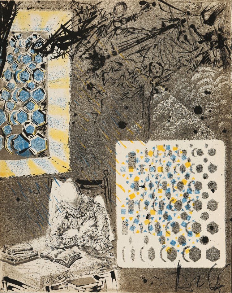 Bild 2 zu Objekt, Don Quixote Map of La Mancha, 1957, Salvador Dal&iacute;, K-14 252