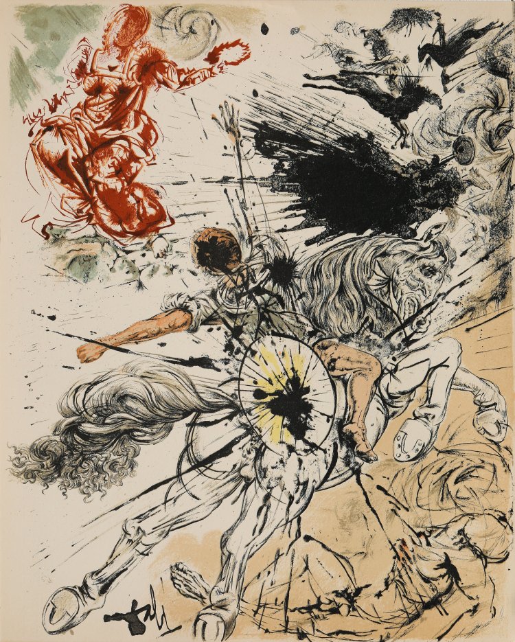 Bild 6 zu Objekt, Don Quixote Map of La Mancha, 1957, Salvador Dal&iacute;, K-14 252