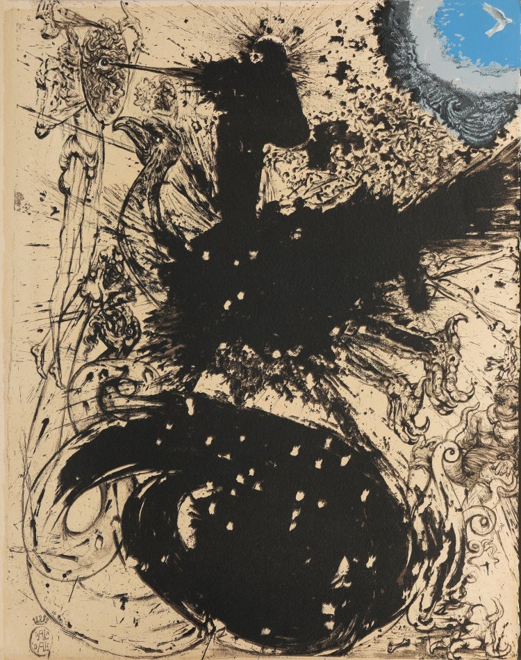 Bild 8 zu Objekt, Don Quixote Map of La Mancha, 1957, Salvador Dal&iacute;, K-14 252