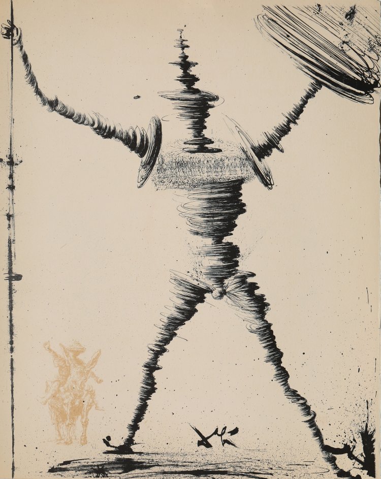 Bild 12 zu Objekt, Don Quixote Map of La Mancha, 1957, Salvador Dal&iacute;, K-14 252