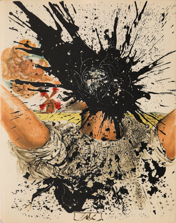 Bild 15 zu Objekt, Don Quixote Map of La Mancha, 1957, Salvador Dal&iacute;, K-14 252