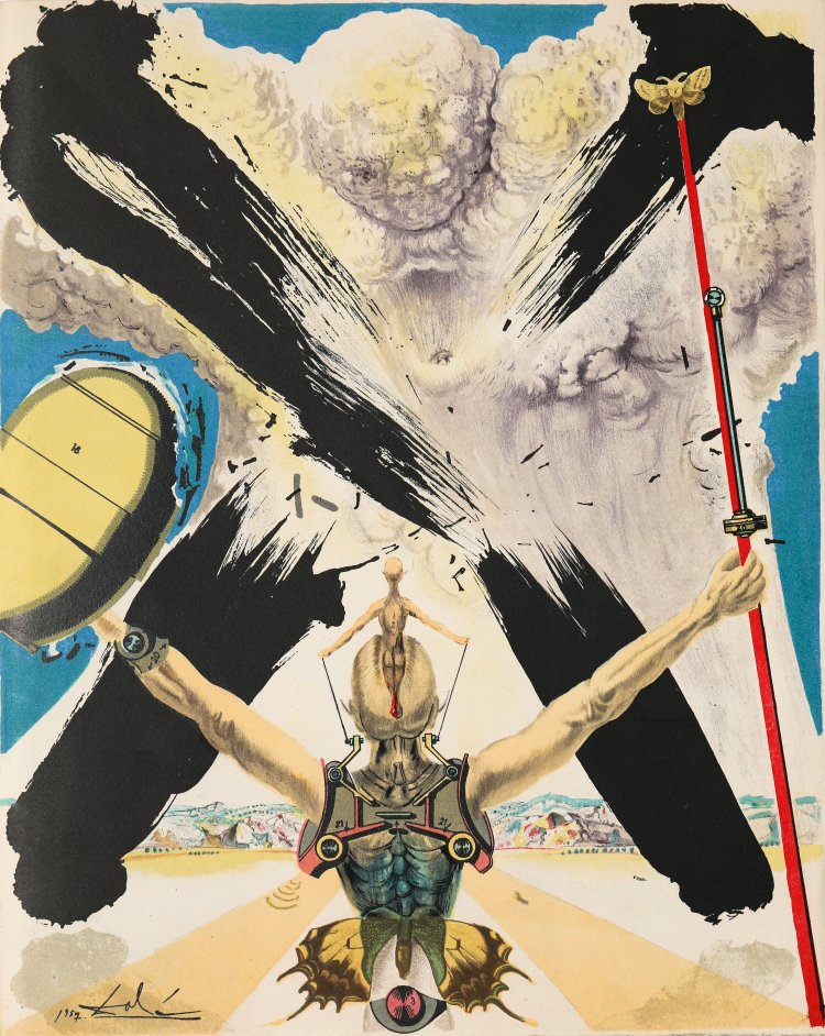 Bild 16 zu Objekt, Don Quixote Map of La Mancha, 1957, Salvador Dal&iacute;, K-14 252