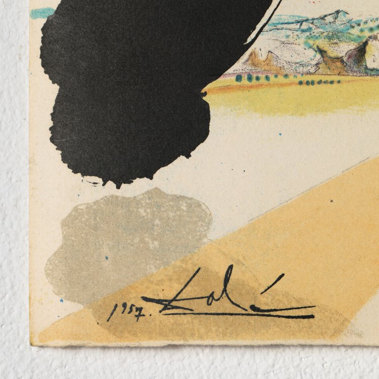 Bild 17 zu Objekt, Don Quixote Map of La Mancha, 1957, Salvador Dal&iacute;, K-14 252