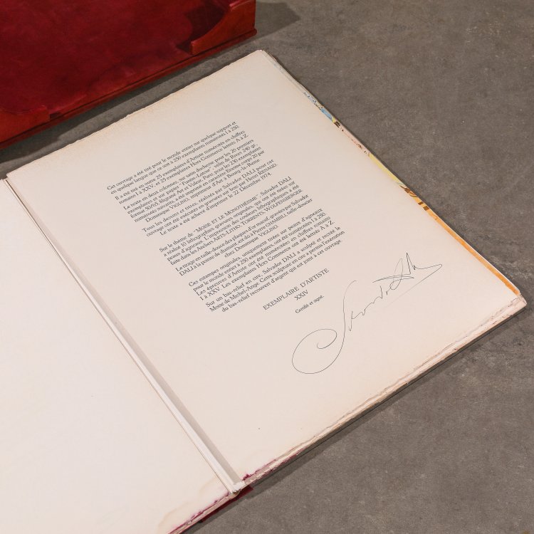 Bild 3 zu Objekt, Map Sigmund Freud Moses and Monotheism, 1974, Salvador Dal&iacute;, K-14 253