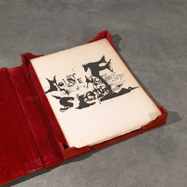 Bild 6 zu Objekt, Map Sigmund Freud Moses and Monotheism, 1974, Salvador Dal&iacute;, K-14 253