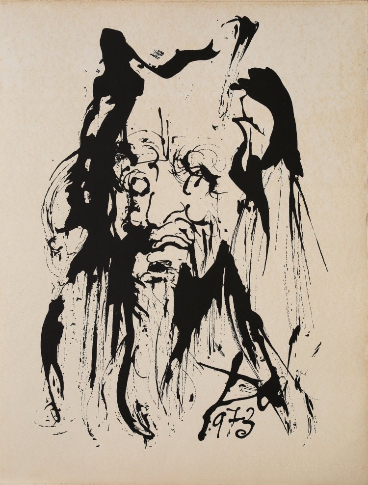 Bild 9 zu Objekt, Map Sigmund Freud Moses and Monotheism, 1974, Salvador Dal&iacute;, K-14 253
