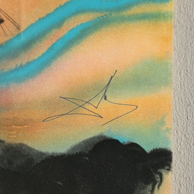 Bild 3 zu Objekt, From the Map Sigmund Freud Moses and Monotheism, 1974, Salvador Dal&iacute;, K-14 255