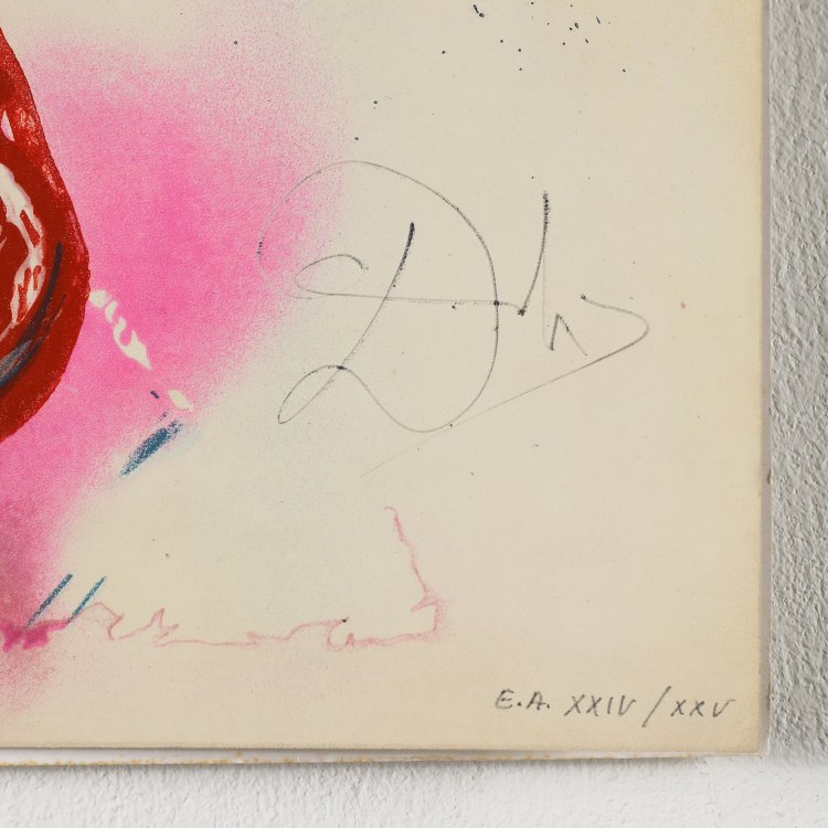 Bild 2 zu Objekt, From the Map Sigmund Freud Moses and Monotheism, 1974, Salvador Dal&iacute;, K-14 254