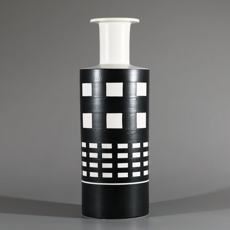 Hauptbild zu Objekt, Vase Modell Rocchetta aus der Hollywood Serie, Ettore Sottsass, Bitossi, K-14 608