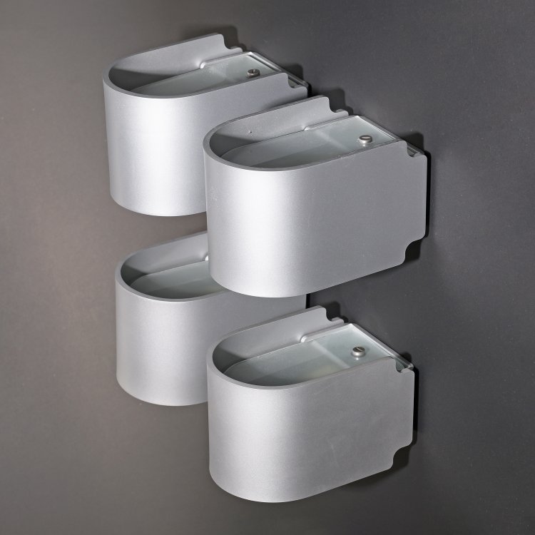 Hauptbild zu Objekt, 4 wall lights model Simple, from the first generation, Tobias Grau, Grau, K-14 661