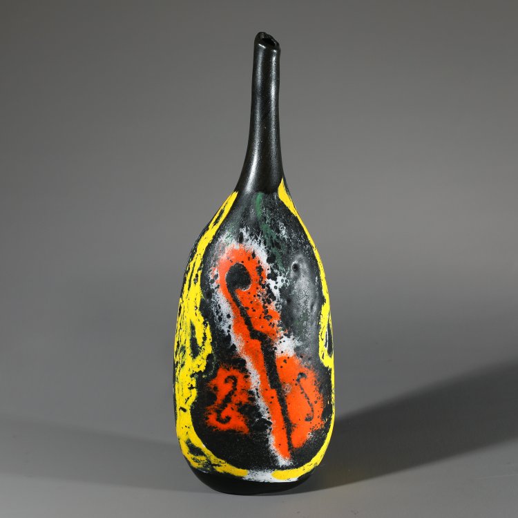 Hauptbild zu Objekt, Unikat-Vase Sinfonia per Violino, 2008, Lorenzo Tartari, Marty, Murano, K-14 107