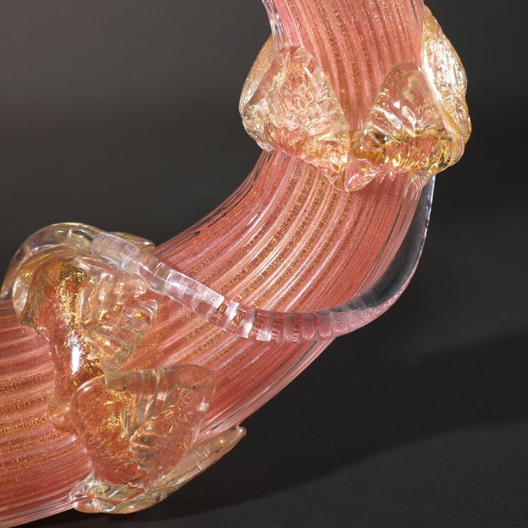 Bild 3 zu Objekt, Vase f&uuml;r den Palazzo Albarelli in Sant Erasmo, 1975, Ernst Fuchs, Seguso Vetri d'Arte, Murano; Signoretto, Pino, Murano., K-14 90