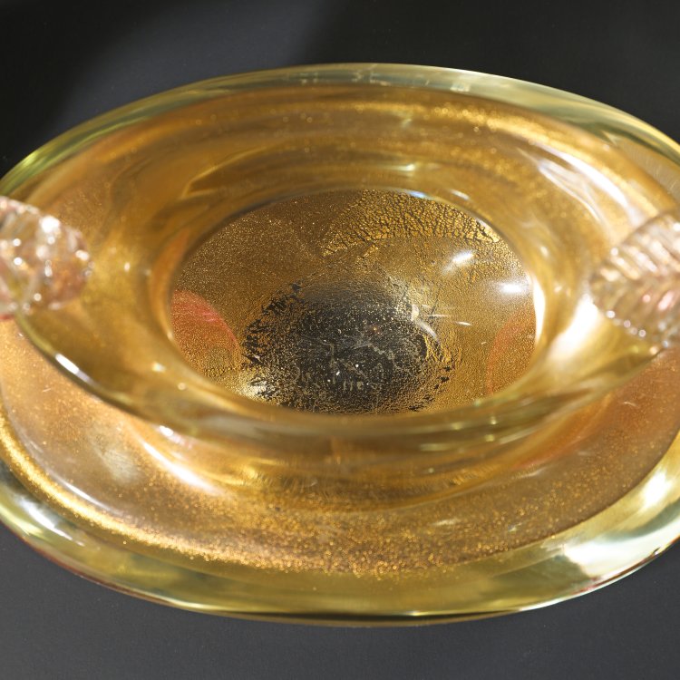 Bild 4 zu Objekt, Vase f&uuml;r den Palazzo Albarelli in Sant Erasmo, 1975, Ernst Fuchs, Seguso Vetri d'Arte, Murano; Signoretto, Pino, Murano., K-14 90