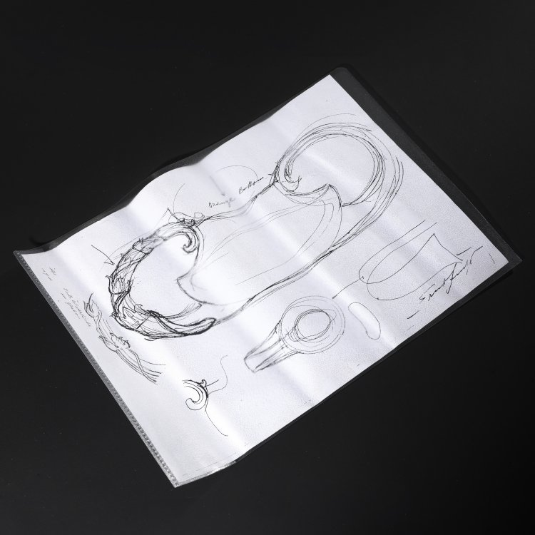 Bild 6 zu Objekt, Vase f&uuml;r den Palazzo Albarelli in Sant Erasmo, 1975, Ernst Fuchs, Seguso Vetri d'Arte, Murano; Signoretto, Pino, Murano., K-14 90