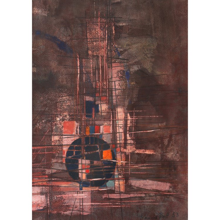 Hauptbild zu Objekt, Ohne Titel, 1953, Francis Bott, K-14 276