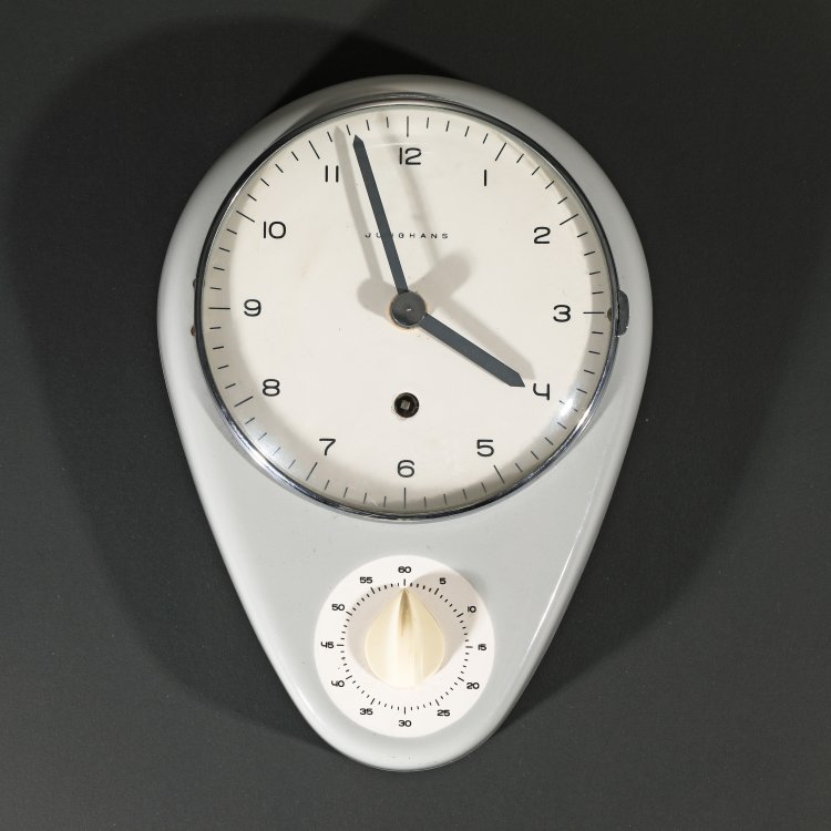 Bild 1 zu Objekt, Ktchen clock Wall clock, Max Bill,Ernst Moeckl, Gebr. Junghans AG, K-14 406