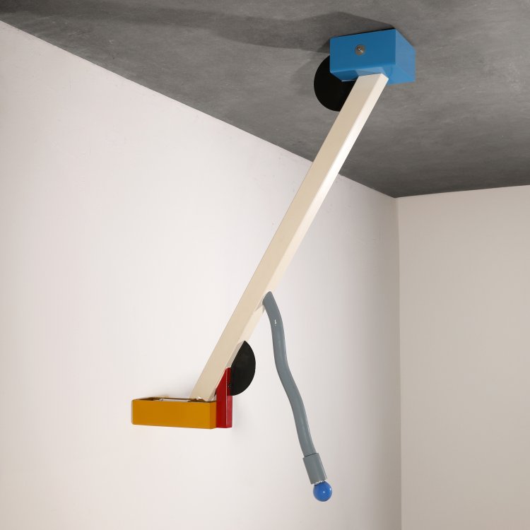 Hauptbild zu Objekt, Ceiling light model Quisisiana, Ettore Sottsass, Memphis, K-14 613
