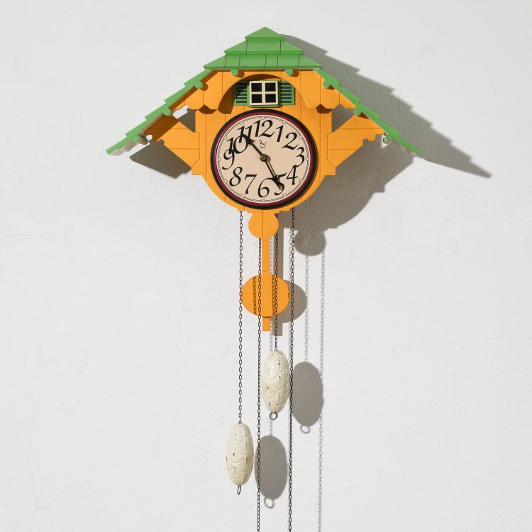Bild 1 zu Objekt, Wall clock model Cukoo Clock, Robert Venturi, Alessi, K-14 652