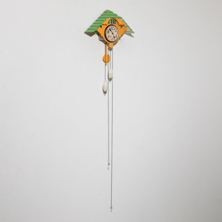 Bild 4 zu Objekt, Wall clock model Cukoo Clock, Robert Venturi, Alessi, K-14 652