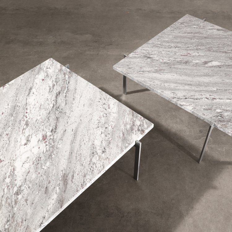 Bild 2 zu Objekt, 2 aus einer Platte geschnittene Coffee Tables Modell PK 61, Poul Kjaerholm, E. Kold Christensen, K-14 527