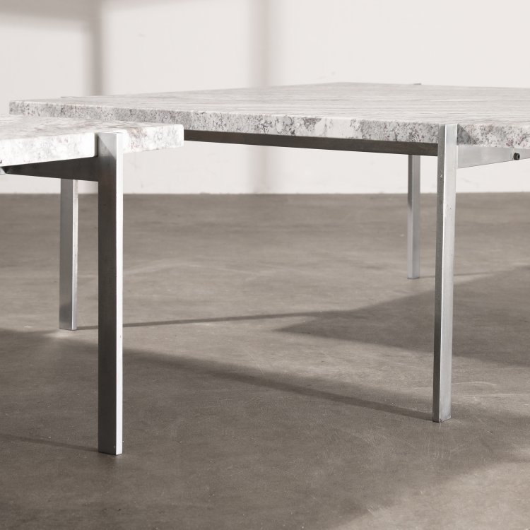 Bild 3 zu Objekt, 2 aus einer Platte geschnittene Coffee Tables Modell PK 61, Poul Kjaerholm, E. Kold Christensen, K-14 527