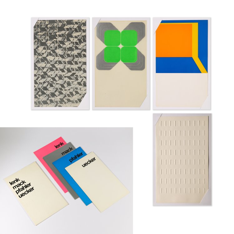 Hauptbild zu Objekt, Mappe XXXV. Biennale di Venezia, 1970, Heinz Mack,Georg Karl Pfahler,G&uuml;nther Uecker,Thomas Lenk, K-14 306