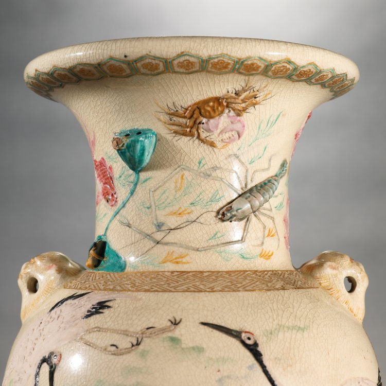 Bild 4 zu Objekt, Satsuma vase, Japan, late 19th century, Makuzo Kozan (in the style of), Japan, K-14 7