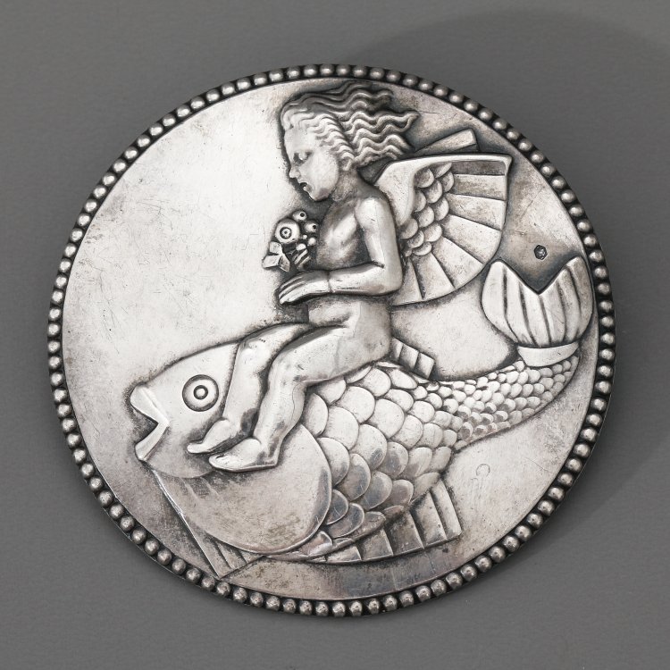 Hauptbild zu Objekt, Brosche, Bertold L&ouml;ffler, K-14 54