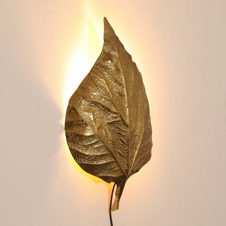 Bild 1 zu Objekt, Wall lamp in the shape of a leaf / Foglio, Tommaso Barbi, G & G Studio e Disegno, K-14 552