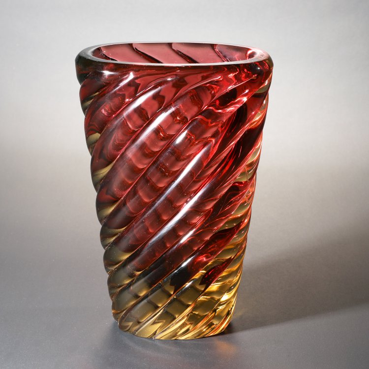 Hauptbild zu Objekt, Vase Costolato, Archimede Seguso, Seguso, Archimede, Murano, K-14 83
