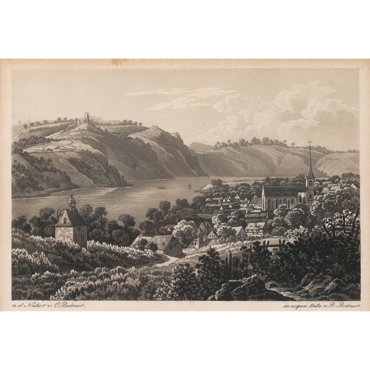 Bild 2 zu Objekt, Three colored aquatint etchings, Johann Carl Bodmer (after), K-14 234