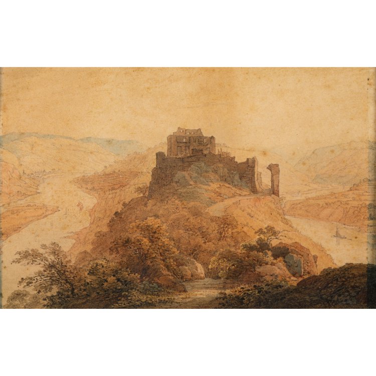 Bild 6 zu Objekt, Three colored aquatint etchings, Johann Carl Bodmer (after), K-14 234