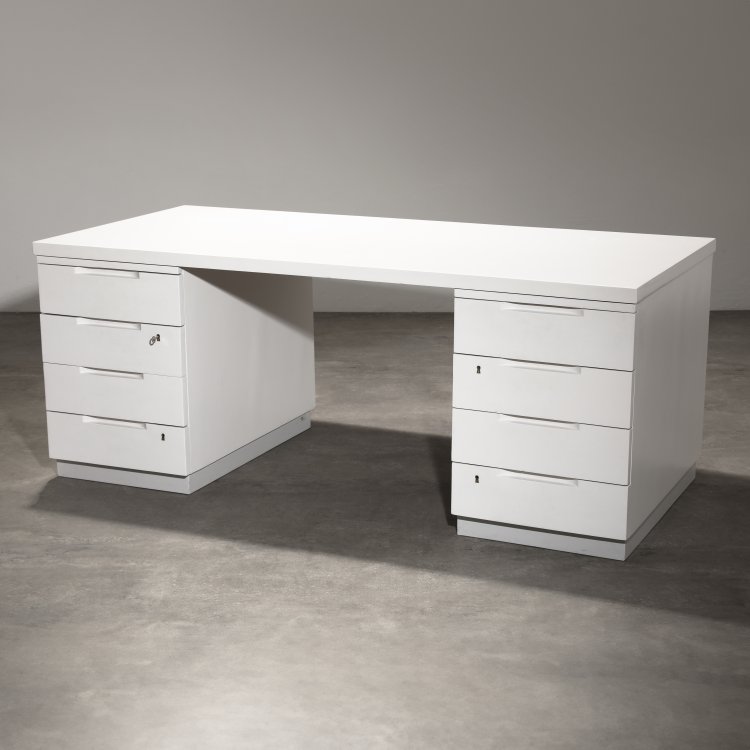 Hauptbild zu Objekt, Schreibtisch Modell 500, Alvar Aalto, Huenekalu-Ja Rakennusty&ouml;tehdas Oy, K-14 517