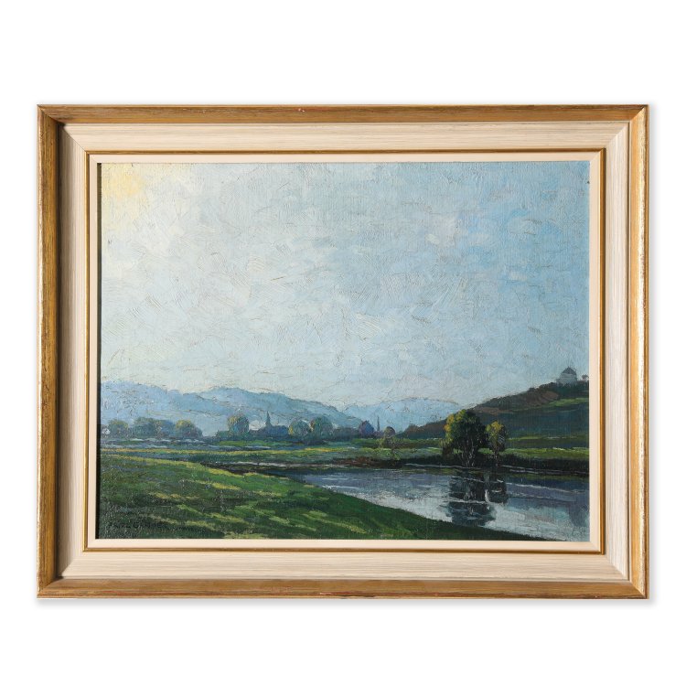 Bild 1 zu Objekt, Autumn foggy morning. 1920., Fritz G&auml;rtner, K-14 233