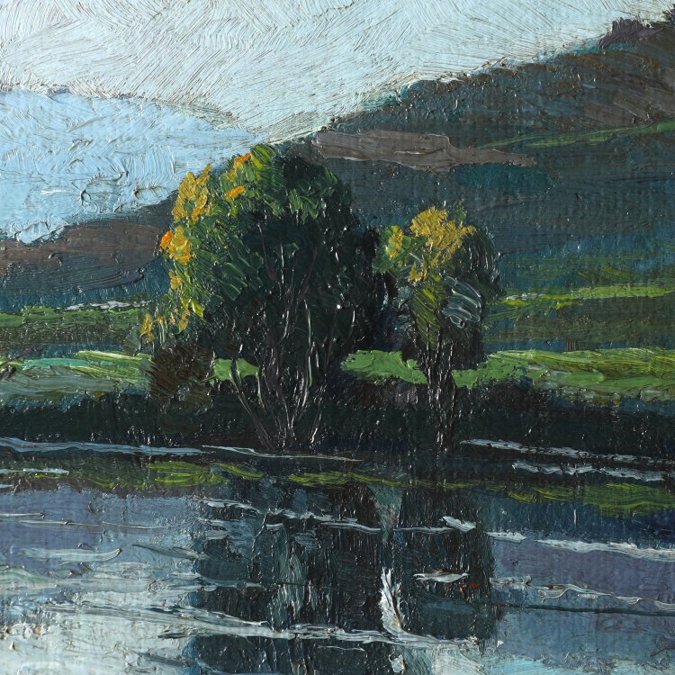 Bild 4 zu Objekt, Autumn foggy morning. 1920., Fritz G&auml;rtner, K-14 233