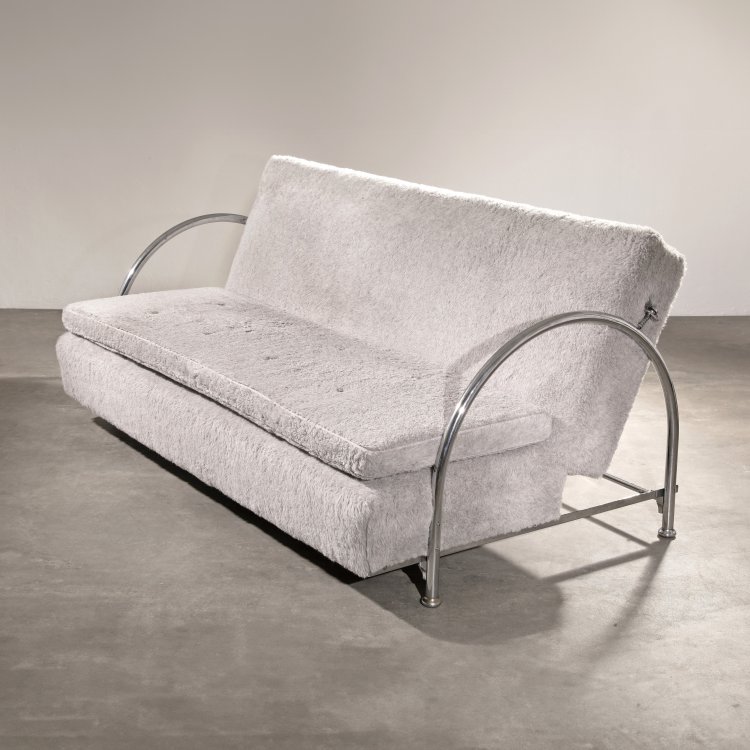 Hauptbild zu Objekt, Modernistisches Bett-Sofa, 1927, Annoye S.E., Chastres BE, K-14 26