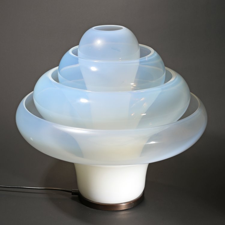 Bild 1 zu Objekt, Table lamp model LT 305 Lotus, Carlo Nason, Mazzega, K-14 576