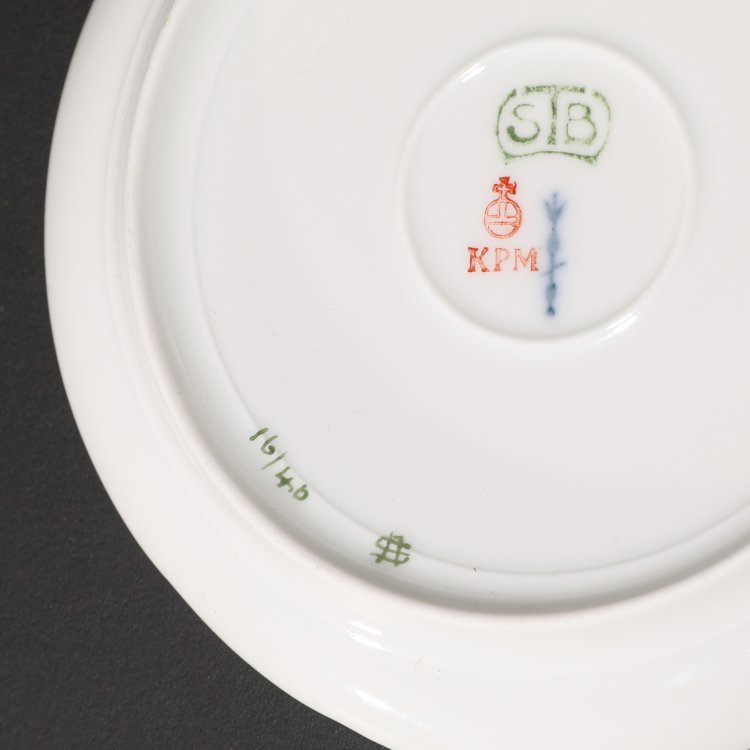 Bild 3 zu Objekt, Mokkatassen und Unterteller, Theodor Schmuz-Baudiss, KPM, K-14 121