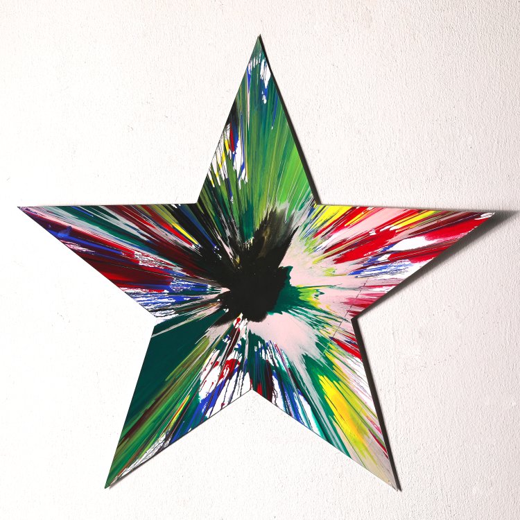Hauptbild zu Objekt, Star Spin Painting, 2009, Damien Hirst, K-14 369