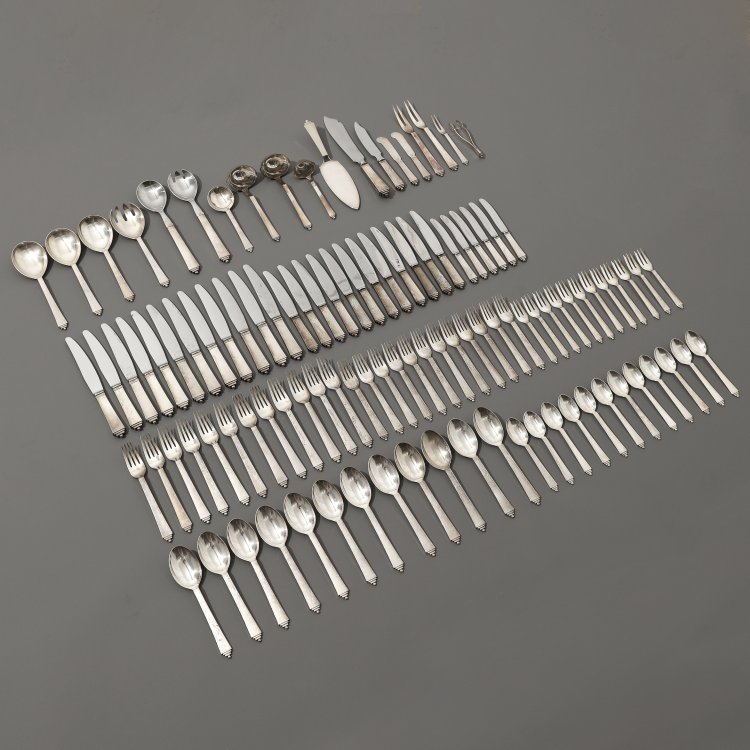 Hauptbild zu Objekt, Besteck, Modell Pyramide, Harald Nielsen, Georg Jensen, K-14 39