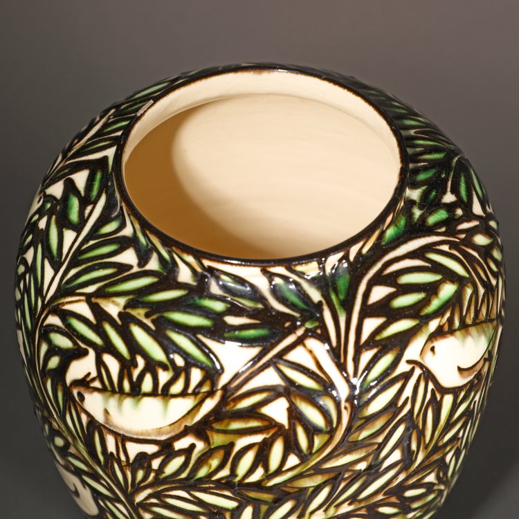 Bild 3 zu Objekt, Vase Karlsruher Majolika, Max Laeuger, K-14 135