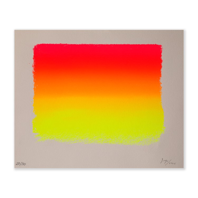 Bild 1 zu Objekt, Modulation Rot, 2001, Rupprecht Geiger, K-14 307